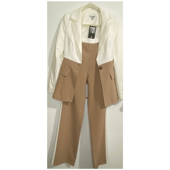 2 Piece Suit Set - White/Combo - Picture 4 of 10